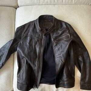Thursday Boot Company Dark Brown Leather Jacket